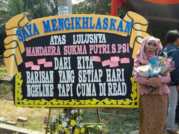 Ucapan Kelulusan Wisuda Yang Mengundang Tawa, Over Kreatif